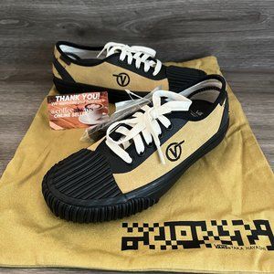 Vans Taka Hayashi Th Authentic One Suede Antique Gold Black Size 8 Women's NWOB
